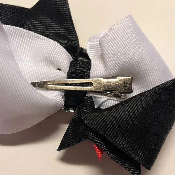 BOUTIQUE 4” BOW NEW MICKEY MOUSE HAIR ACCESSORIES DISNEY - Picture 3 of 4